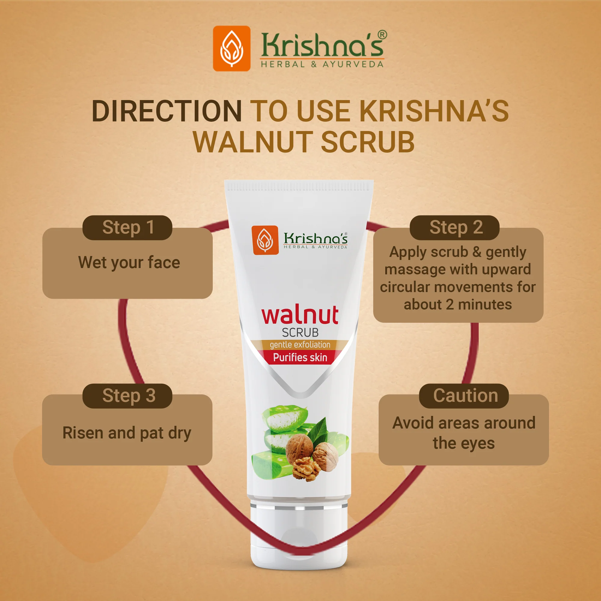 Aloevera Walnut Scrub - Image 6