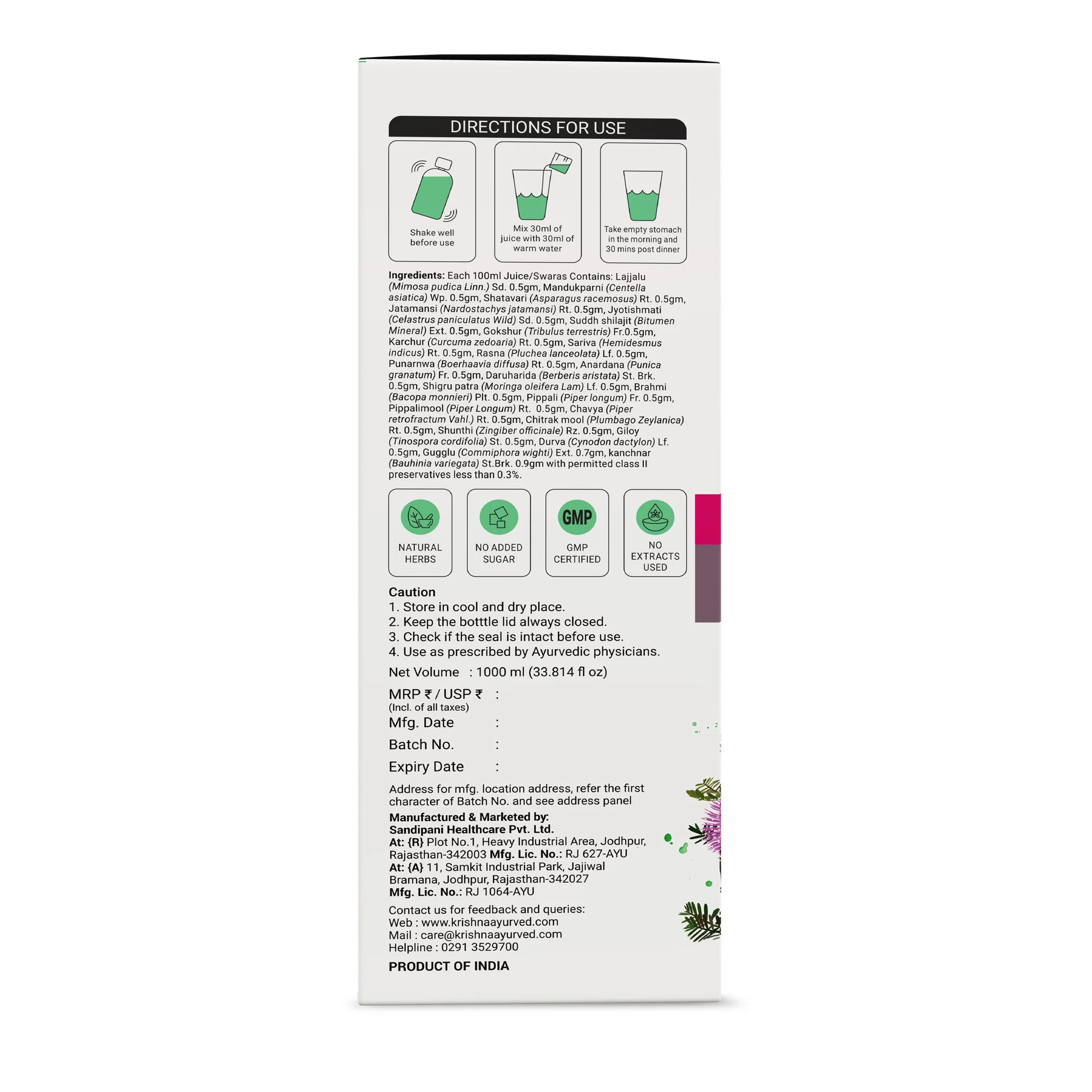 Thyro Balance Juice 1000ml | Shapefix Juice 1000ml - Image 7